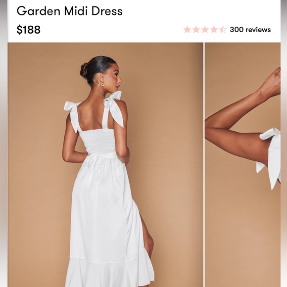 Show Me Your Mumu Garden midi dress - bridal - Picture 3 of 8